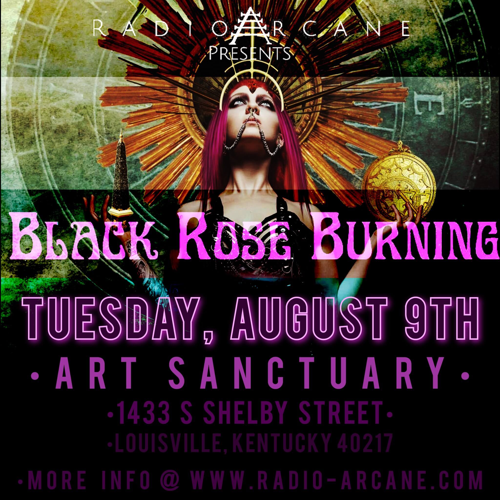 Black Rose Burning / Molotov Lust live at Art Sanctuary