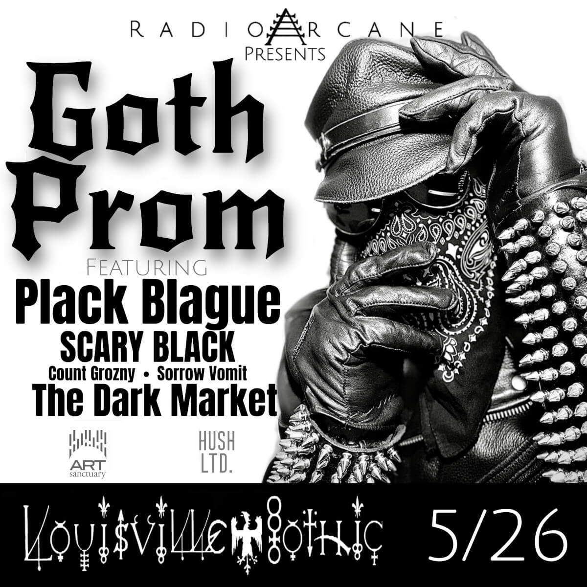 Goth Prom + Plack Blague / Scary Black