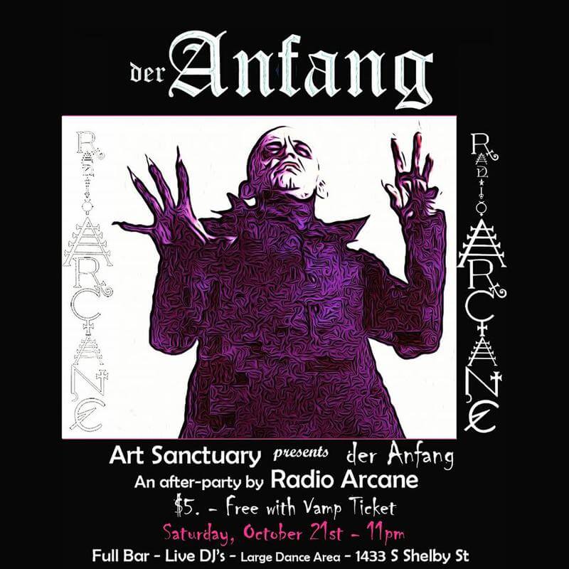 Radio Arcane : der Anfang- a Va Va Vamp After-Party